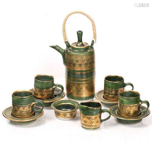 Mary Rich (b.1940) Miniature tea set