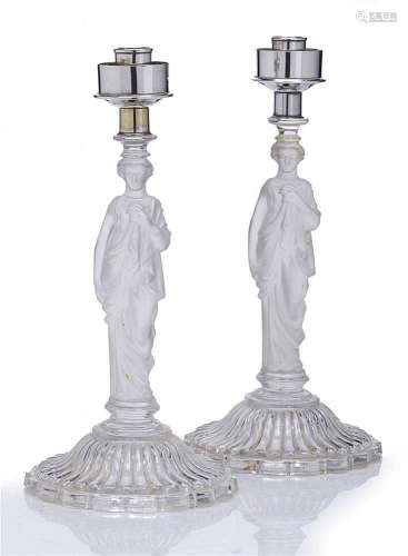 Baccarat Pair of candlesticks