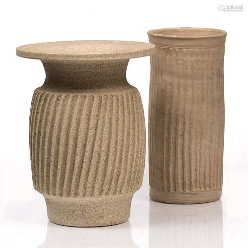 Katherine Pleydell-Bouverie (1895-1985) Two vases