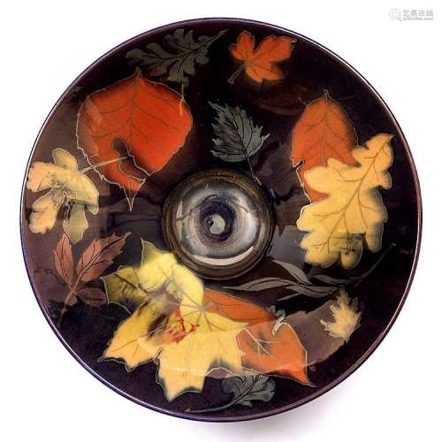Jonathan Chiswell Jones (b.1944) 'Autumn Leaves' bowl