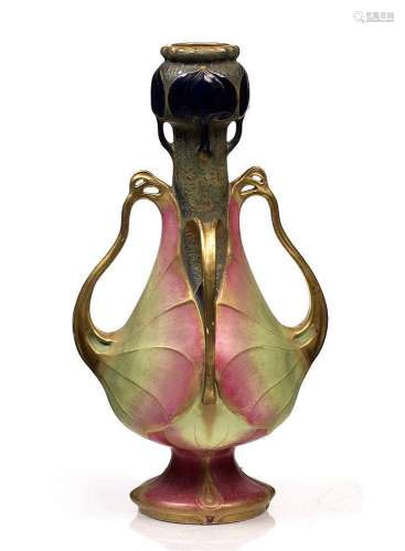 Riessner, Stellmacher & Kessel Amphora vase, circa 1901