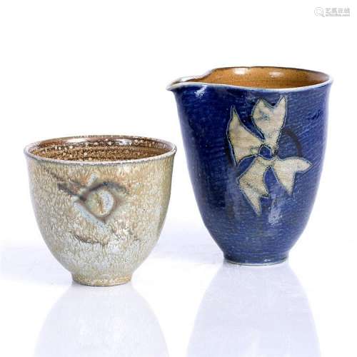 Anne and Peter Stougaard (Contemporary) Tea bowl and jug