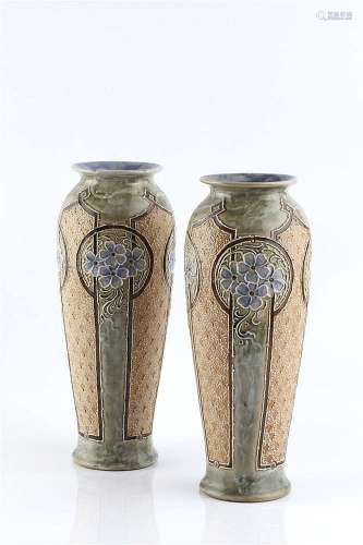 Eliza Simmance for Royal Doulton Pair of vases