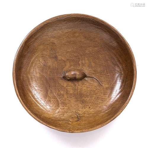 Robert Thompson of Kilburn (1876-1955) Mouseman bowl