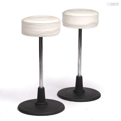 Eileen Gray for Classicon Pair of 'Bar Stool No.1', originally designed in 1928