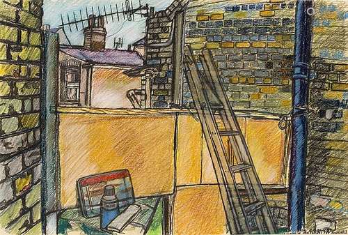 John Bratby (1928-1992) 'Royal Hill', 1978