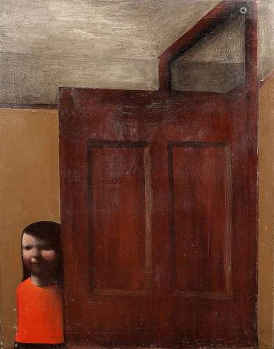 Lewin Bassingthwaighte (1928-1983) Behind the Door, 1965