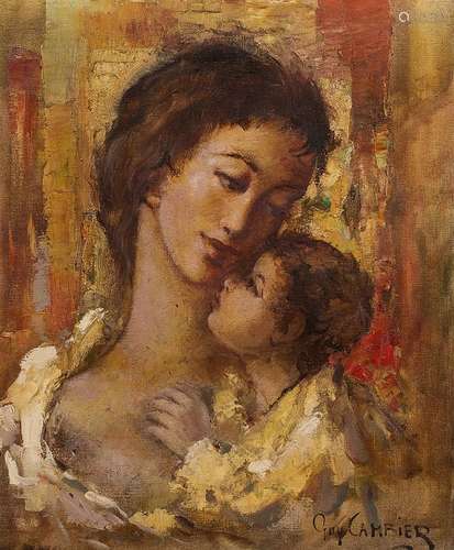 Guy Cambier (1923-2008) Mother and Child