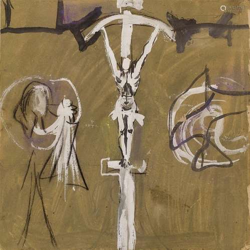 Graham Sutherland (1903-1980) 'Study for Crucifixion II', circa 1955