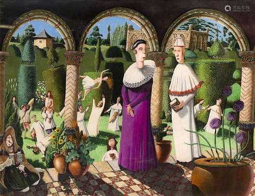 Richard Adams (b.1960) Monastery in Summer, 1997