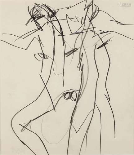 Keith Vaughan (1912-1977) Standing Nude Figure