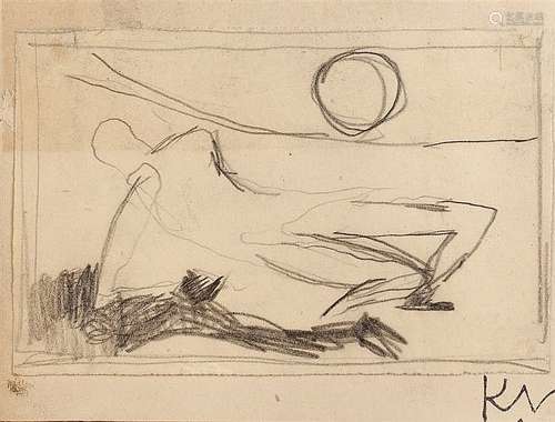 Keith Vaughan (1912-1977) Reclining figure