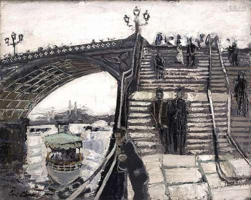 Carl Cheek (1927-2011) Westminster Bridge