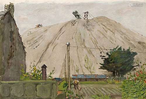 Ruskin Spear (1911-1990) Clay pit near St. Austell, circa 1942