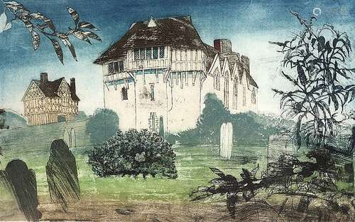 Richard Bawden (b.1936) Stokesay Castle