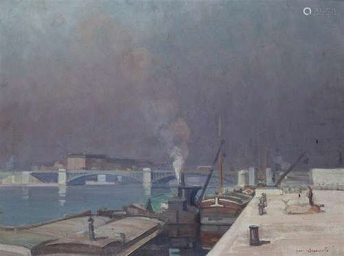 Jean Arnavielle (1881-1961) The Docks