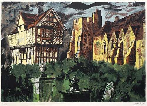 John Piper (1903-1992) Stokesay Castle, 1981 (Levinson 321)