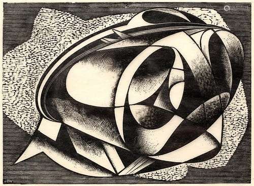 John Buckland Wright (1897-1954) Composition 6, 1935