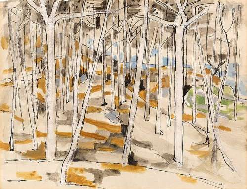 Julian Trevelyan (1910-1988) Study for Pine Forest, 1951