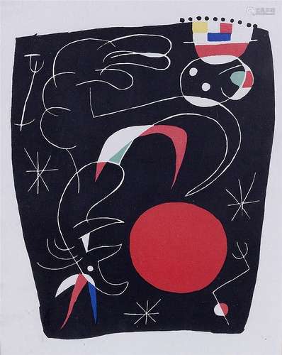 After Joan Miro (1893-1983) Untitled