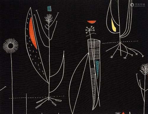 Lucienne Day (1917-2010) 'Herb Anthony', designed in 1955