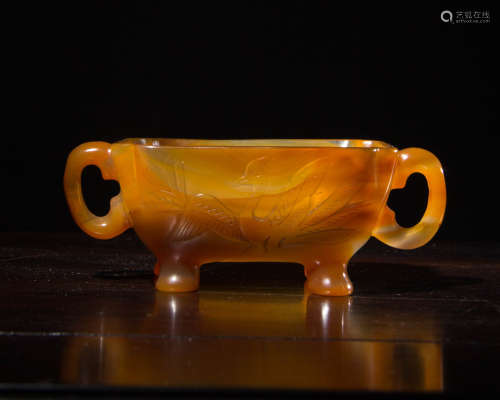 FINE AGATE WINE CUP