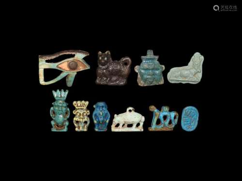 Egyptian Large Amulet Group