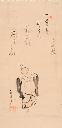 A TATEMONO OF A MAN DRUNK ON SAKE