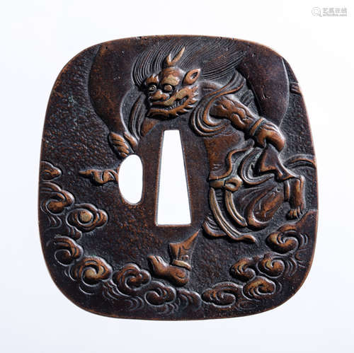 AN ISHIGURO-SCHOOL SENTOKU TSUBA