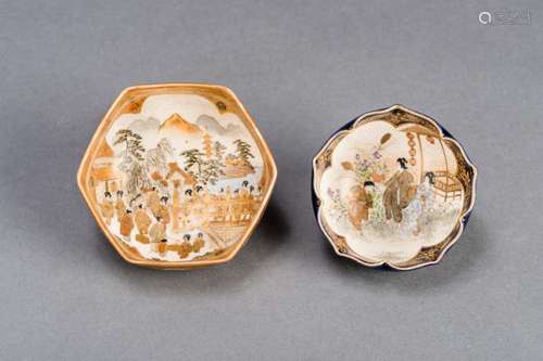 TWO SATSUMA BOWLS