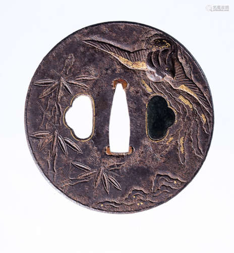 AN IRON TSUBA