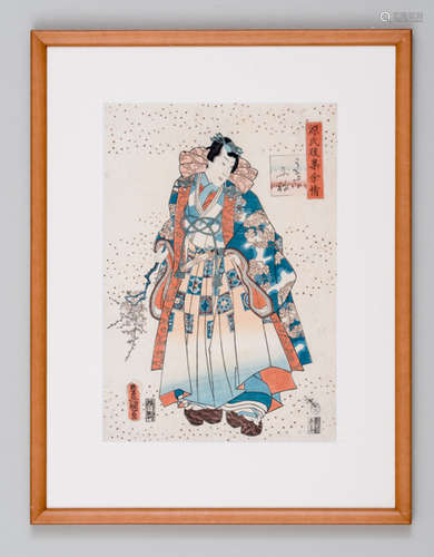 UTAGAWA TOYOKUNI III = KUNISADA I (1786 - 1865)