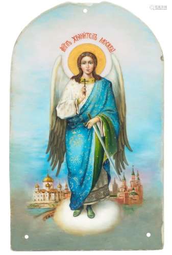 An Icon of The Guardian Angel of Moscow.