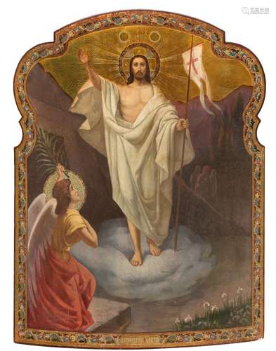 An Icon of The Resurrection of Christ.