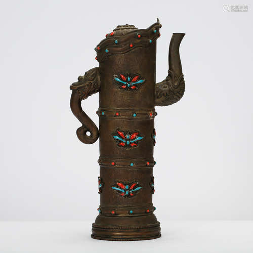 CHINESE BRONZE WATER PITCHER