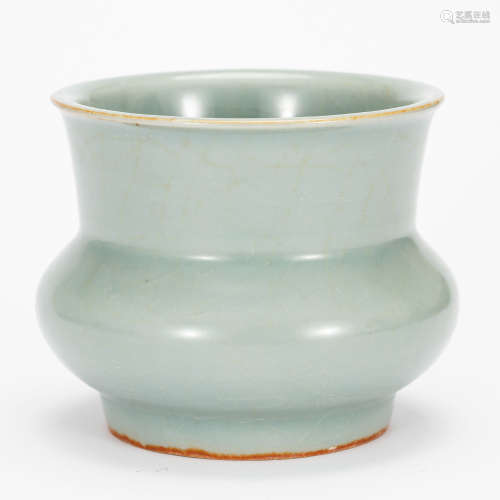 CHINESE CLAIR DE LUNE SPITTOON