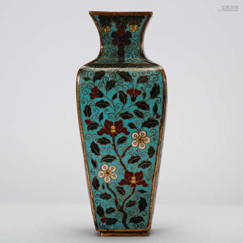 CHINESE CLOISONNE FLOWER VASE