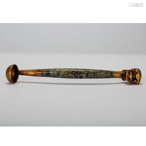 CHINESE CLOISONNE SCOOP