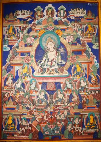 CHINESE TIBETAN THANGKA