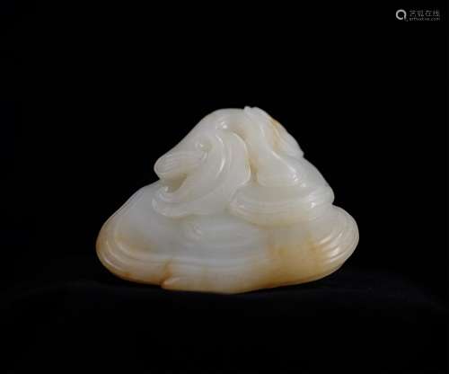 CHINESE WHITE JADE LINGZHI