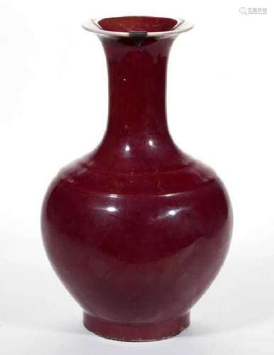 19th/20th Century Chinese Oxblood Sang De Boeuf Ceramic