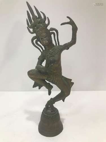 Thai Bronze Buddha Windbell