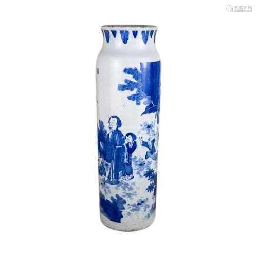 Chinese Qing Dynasty Kangxi Blue and White Porcelain