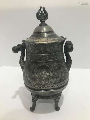 19th Century Silver Pot
