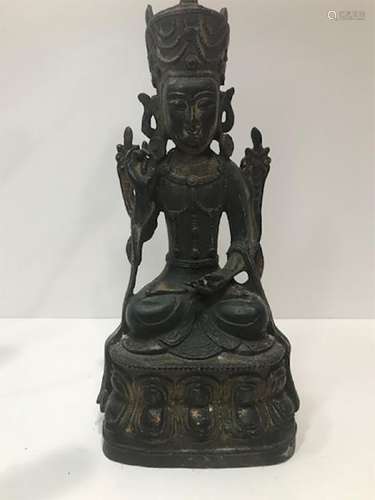 Chinese Ming Dynasty Bronze Buddha