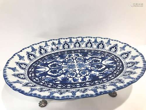 Large 20th Century Chinese Porcelain Plate