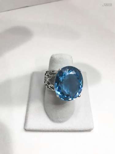 Stunning Swiss Blue Topaz 16 Ct