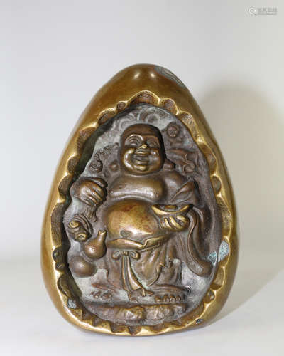 BRONZE LAUGHING BUDDHA