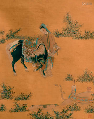 A Chinese Scroll Painting ( Anonymous )