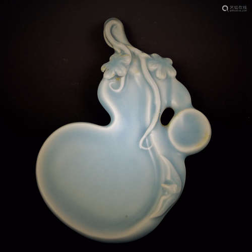 Late Qing Dynasty gourd porcelain Palette